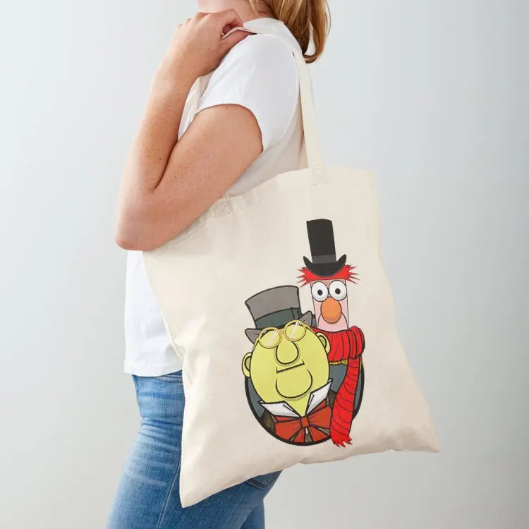 Muppets Christmas Carol - Bunsen Honeydew and Beaker Tote Bag حقيبة تسوق نسائية للمتسوقين