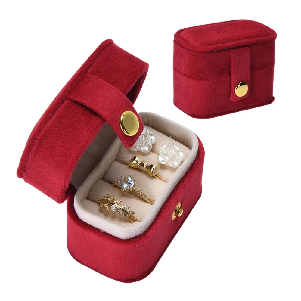 Mini Portable Ring Storage Box for Travel