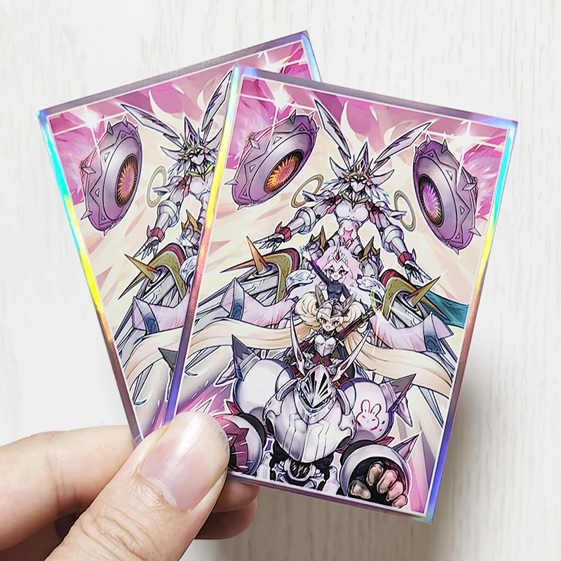 50 stks/set DIY YGO Flash Card Sleeve PTCG Anime Game Collection Card Beschermhoes Gift Speelgoed 63x90mm