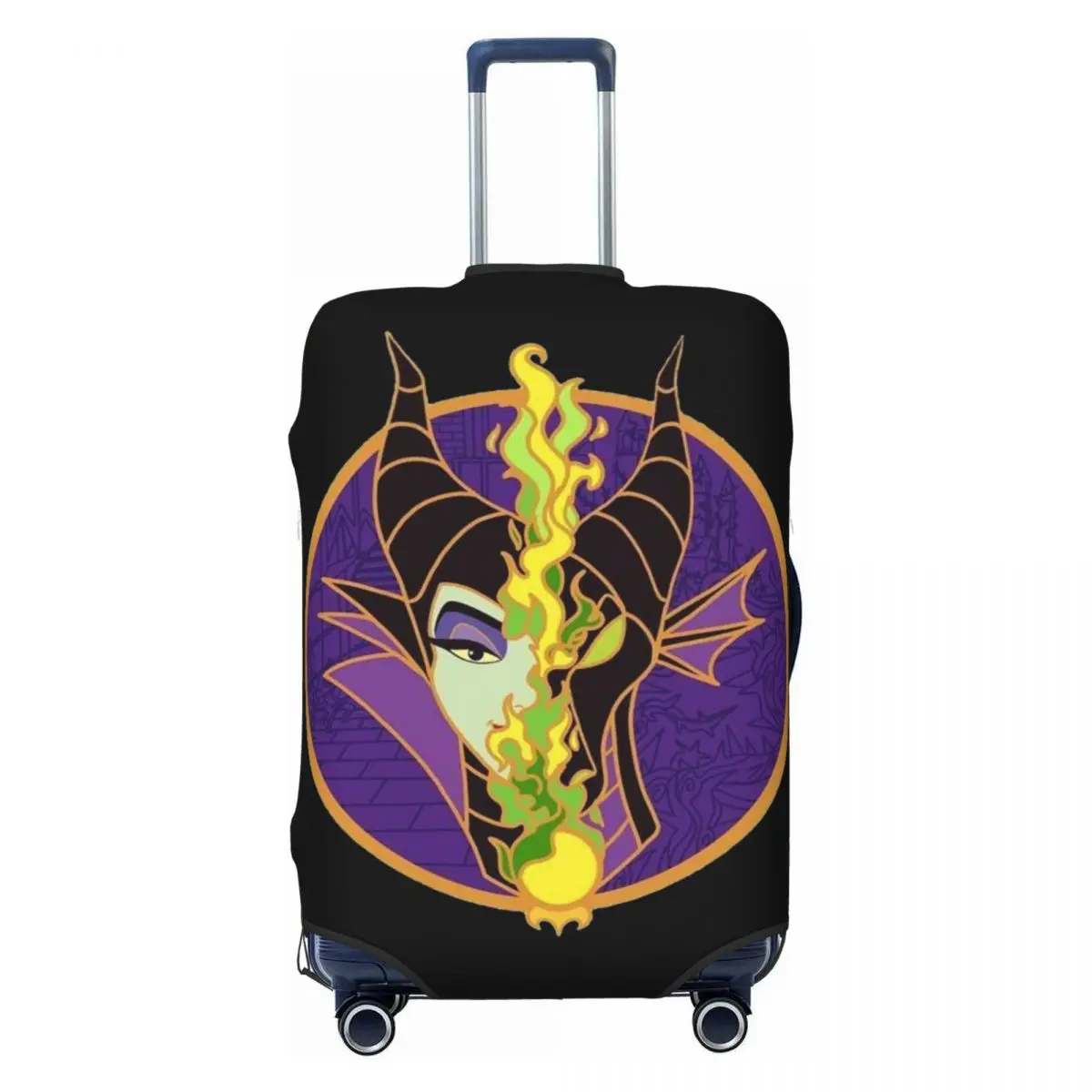 

Custom Maleficent Movie Luggage Cover Fashion Suitcase Protector Covers Suit For 18-32 inch