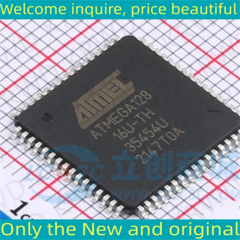 

2 шт., новые и оригинальные Φ ATMEGA128 QFP