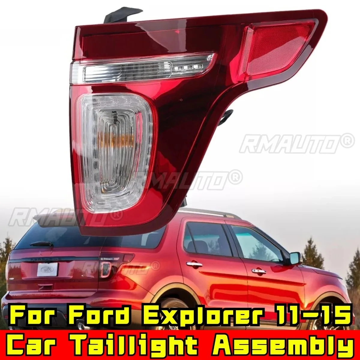 

Левый и правый задний светодиодный задний фонарь, задний фонарь в сборе, широкий угловой светильник для Ford Explorer 2011-2015 BB5Z13405C