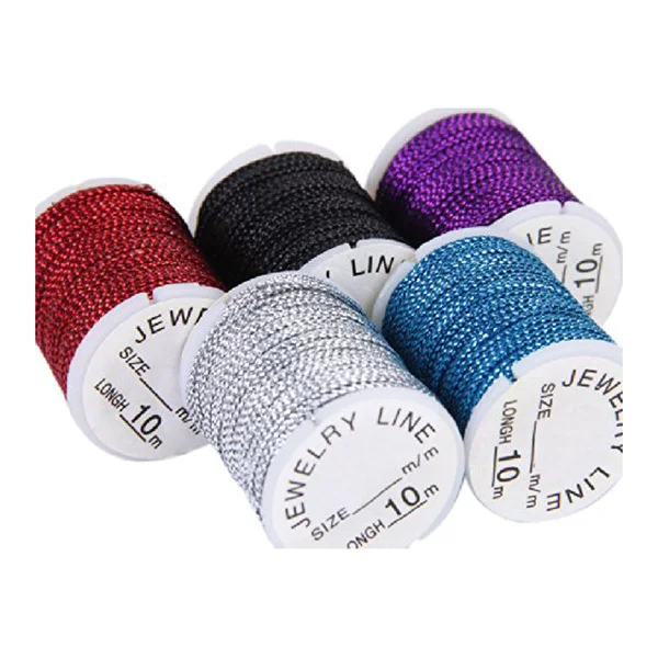 

10 Beading Cords Resin 10m 0.5mm Durable Colors for DIY Bracelet Necklace Jewelry Craft Making String Resin Cord