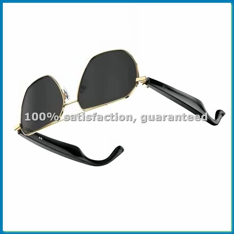 

W100C Smart AI Translation Glasses Multilingual Voice Translator Eyeglasses BT Call Music Earphone Sunglasses UNISEX-AD23