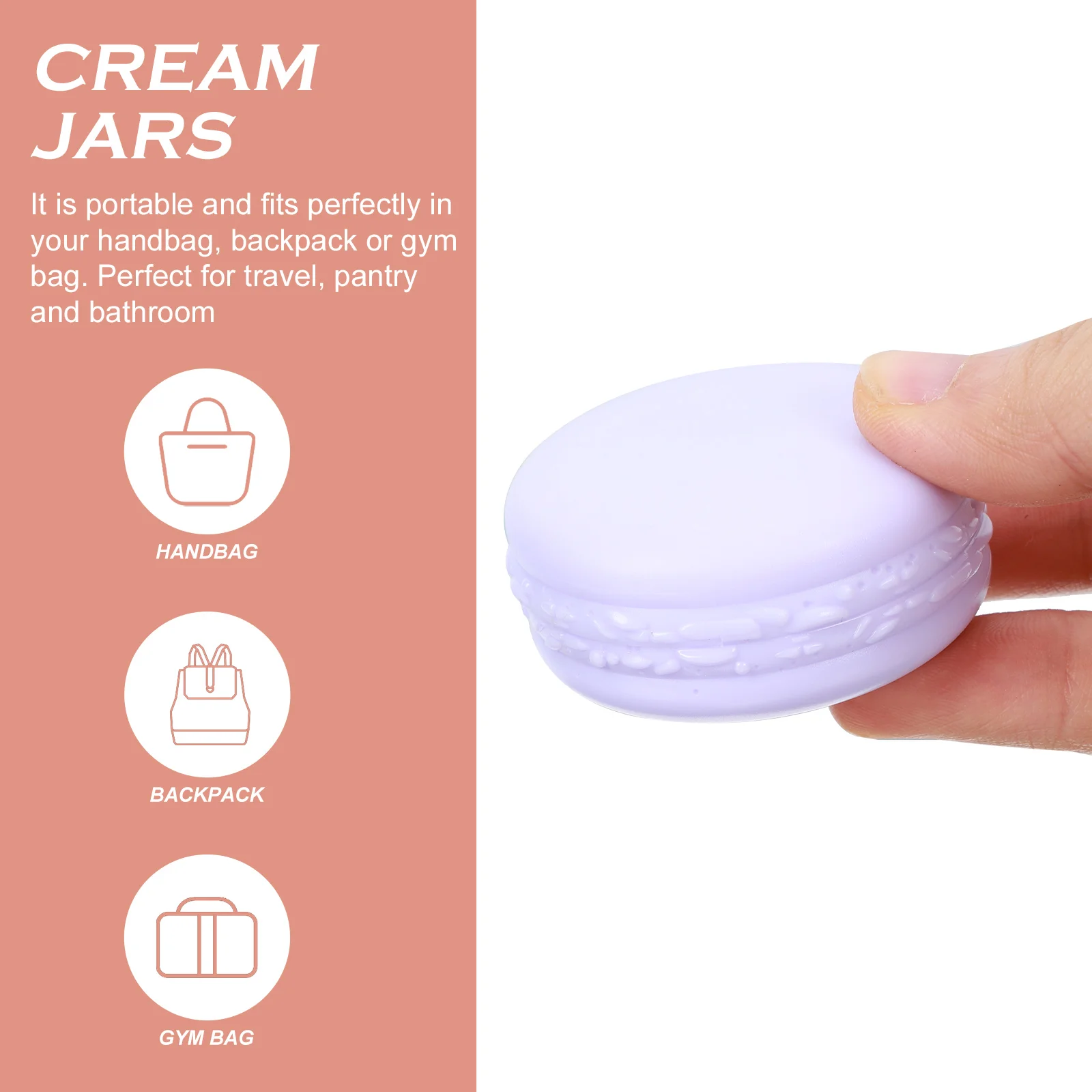 30 Pcs Cream Box Empty Jars Macarons Facial Containers Ointments Color Lip Eye Mask Cases Tank Dispensing