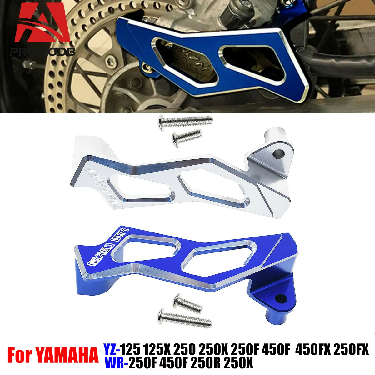 

Motorcycle Rear Brake Caliper Guard Protector Cover For Yamaha YZ125 250 250F 450F 250X 125X 250FX 450FX WR250F 450F 250R 250X