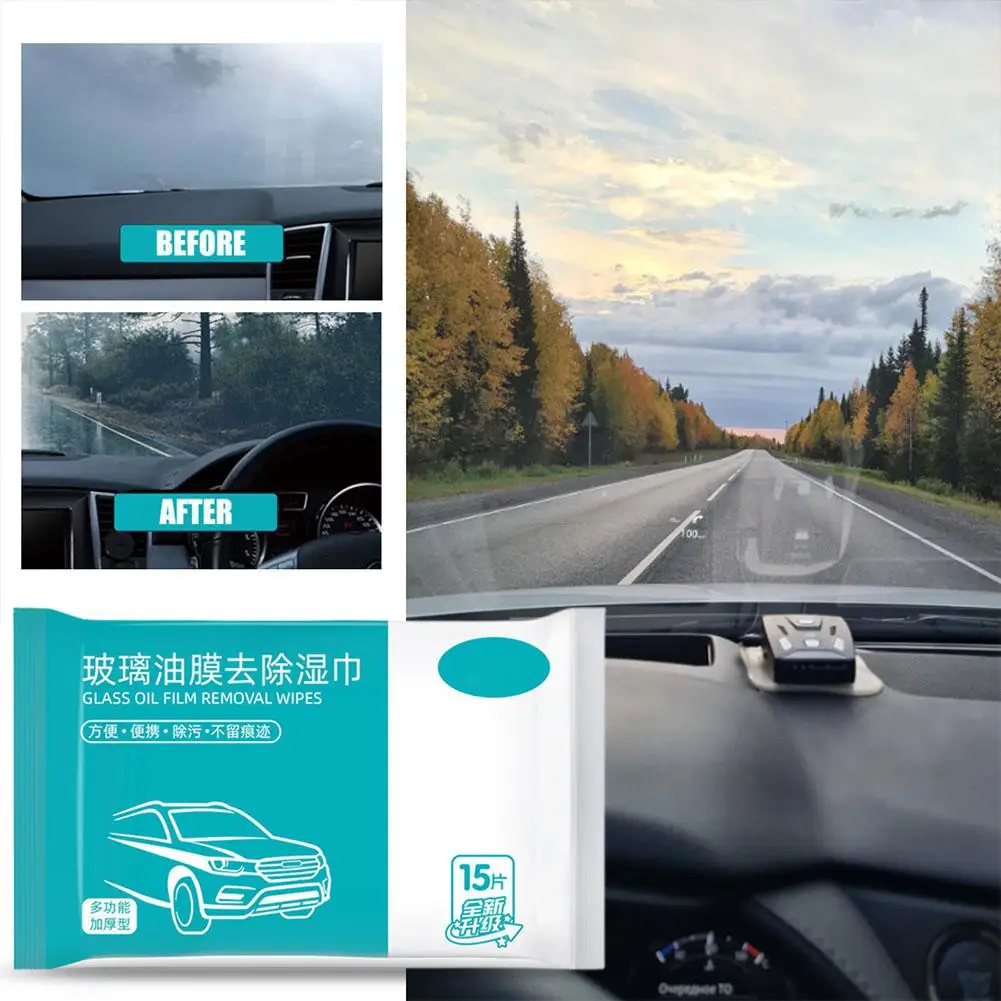 Glass Oil Film Removing Wipes Front Windscreen Cleaning Car Blacktech Windows Powerful Anti-fouling Cleaner Car Wash Tools