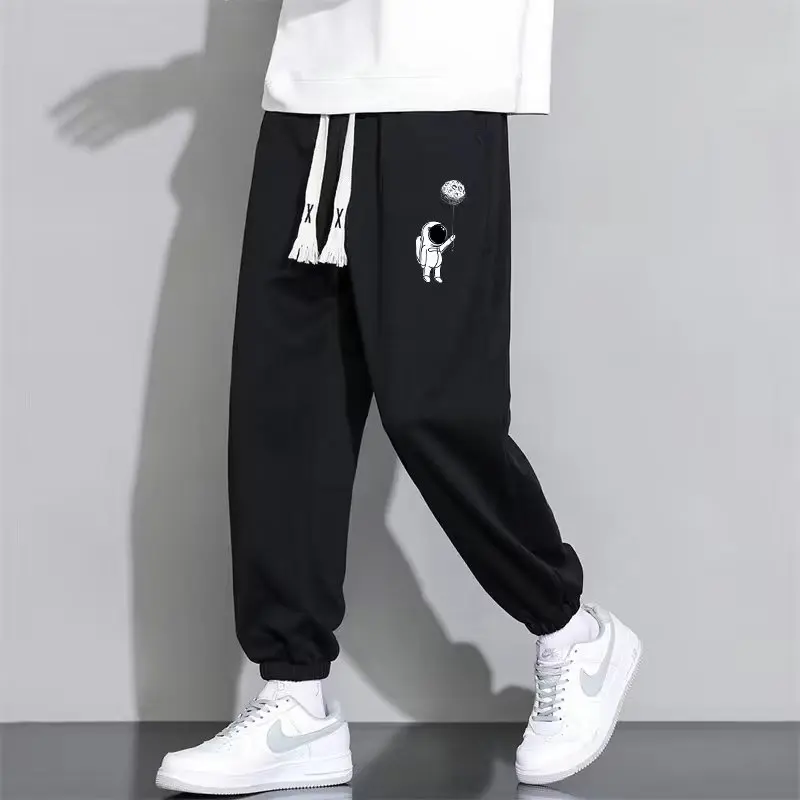 

Y2K Fashion Jogger Harem Trousers Casual Sports Casual Joggers Hip Hop Drawstring Sweatpants For Men High Street Loose Trousers