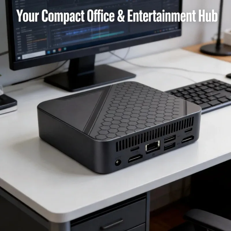 2026 New Mini PC Portable Core N150 16GB RAM 1TB 2TB SSD WIFI 6 BT5.2 4K HD Mini Gaming Office Study Pc