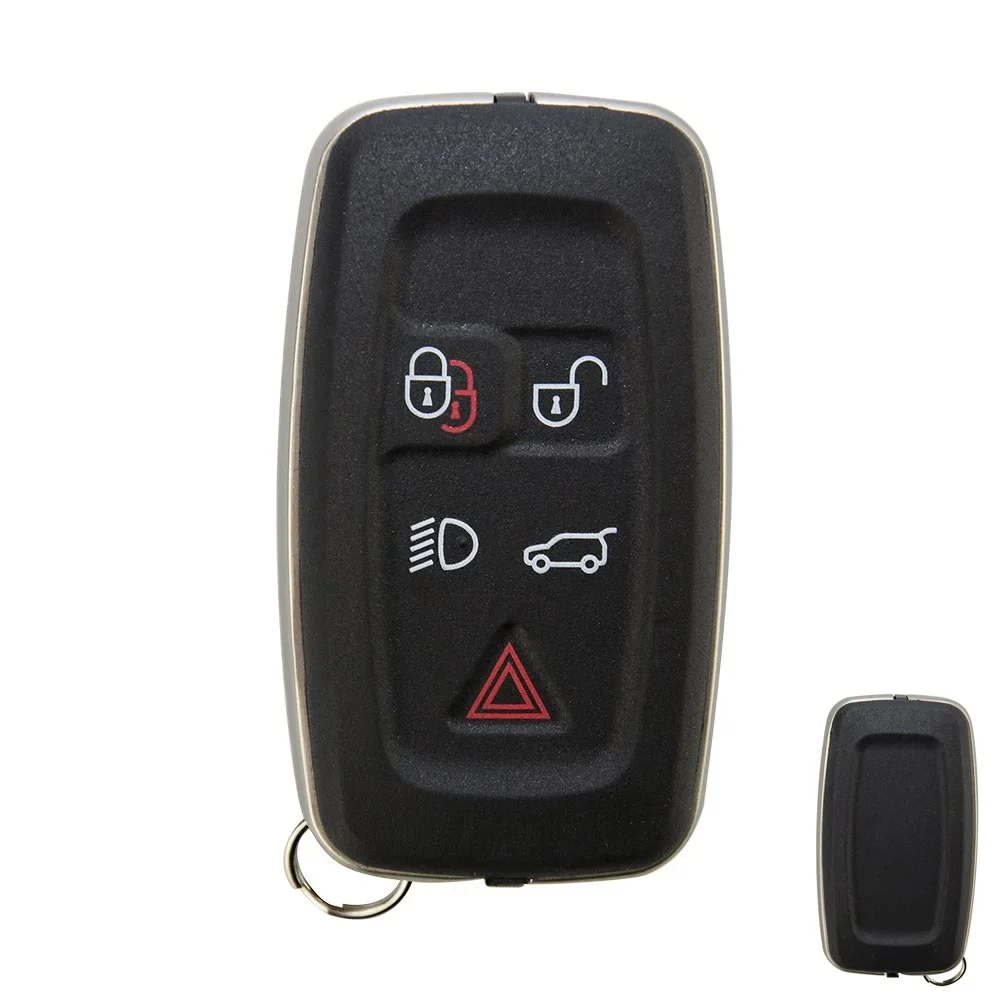 Zinc Alloy+Leather Car Key Case Fob Keychain For Land Rover Discovery 4 Sport Freelander Range Rover Sport LR4 2010 2011 2012