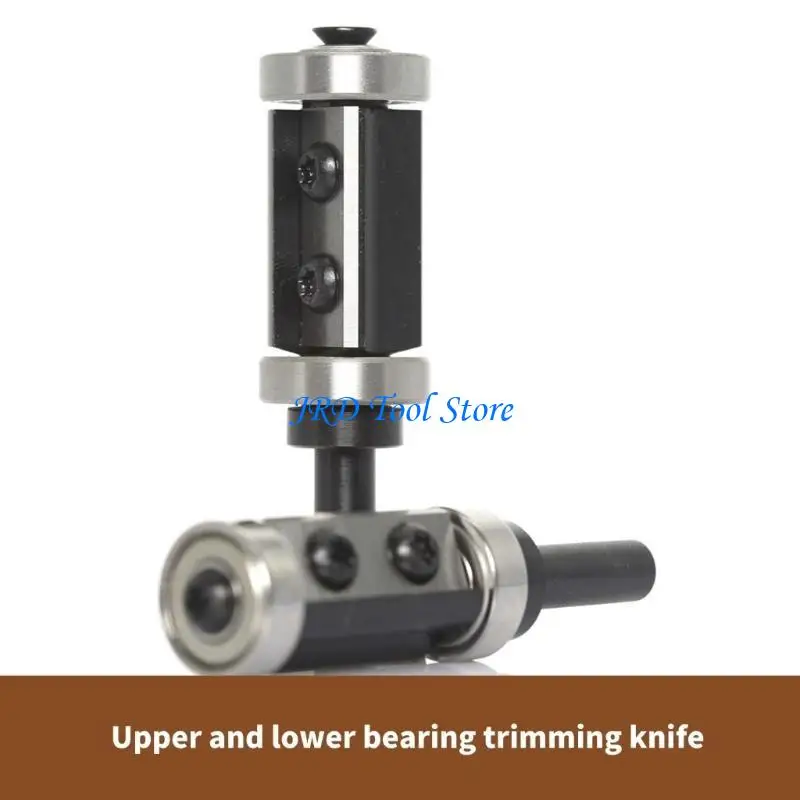 

A2UD Compression Flush Trim Solid Carbides Router Bit for Woodworking End Mill 8mm