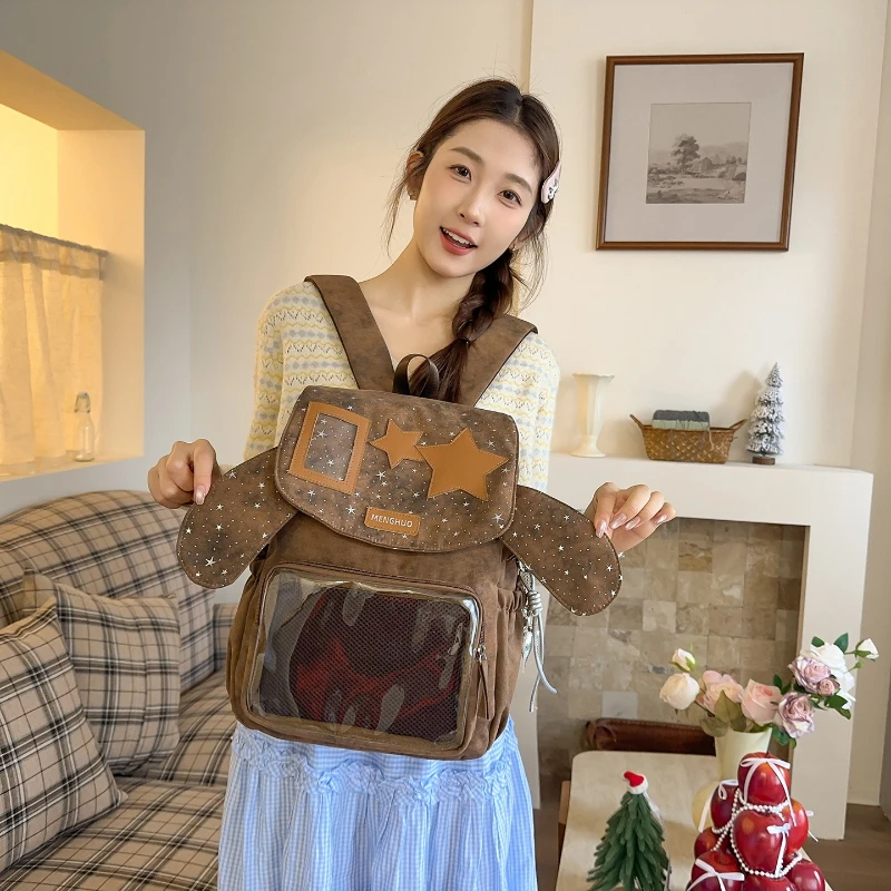 sac-a-dos-decontracte-trav-easy-2026-nouveau-mignon-a-paillettes-etoilees-en-cuir-pu-avec-poche-zippee-transparente-tendance-pour-etudiants-ecole-voyage