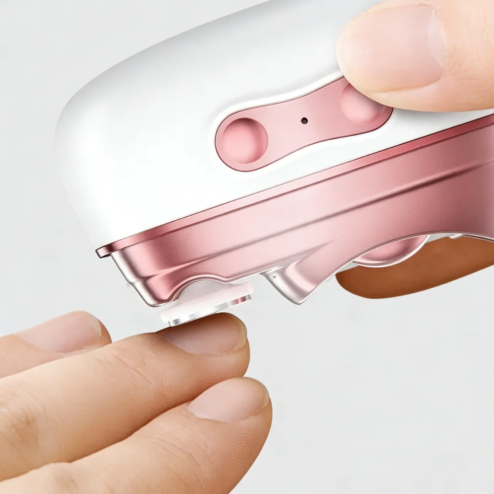 

4-IN-1 Electric Nail Clipper Rechargeable Automatic Trimmer and Polisher Nail Grinder Low Noise Safe for Adult Kids Nursing Care