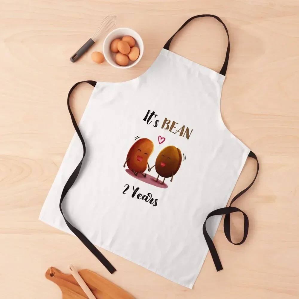 

2 Year Anniversary Gift 2nd Anniversary It's BEAN 2 Years Apron Things For The Home Art Apron