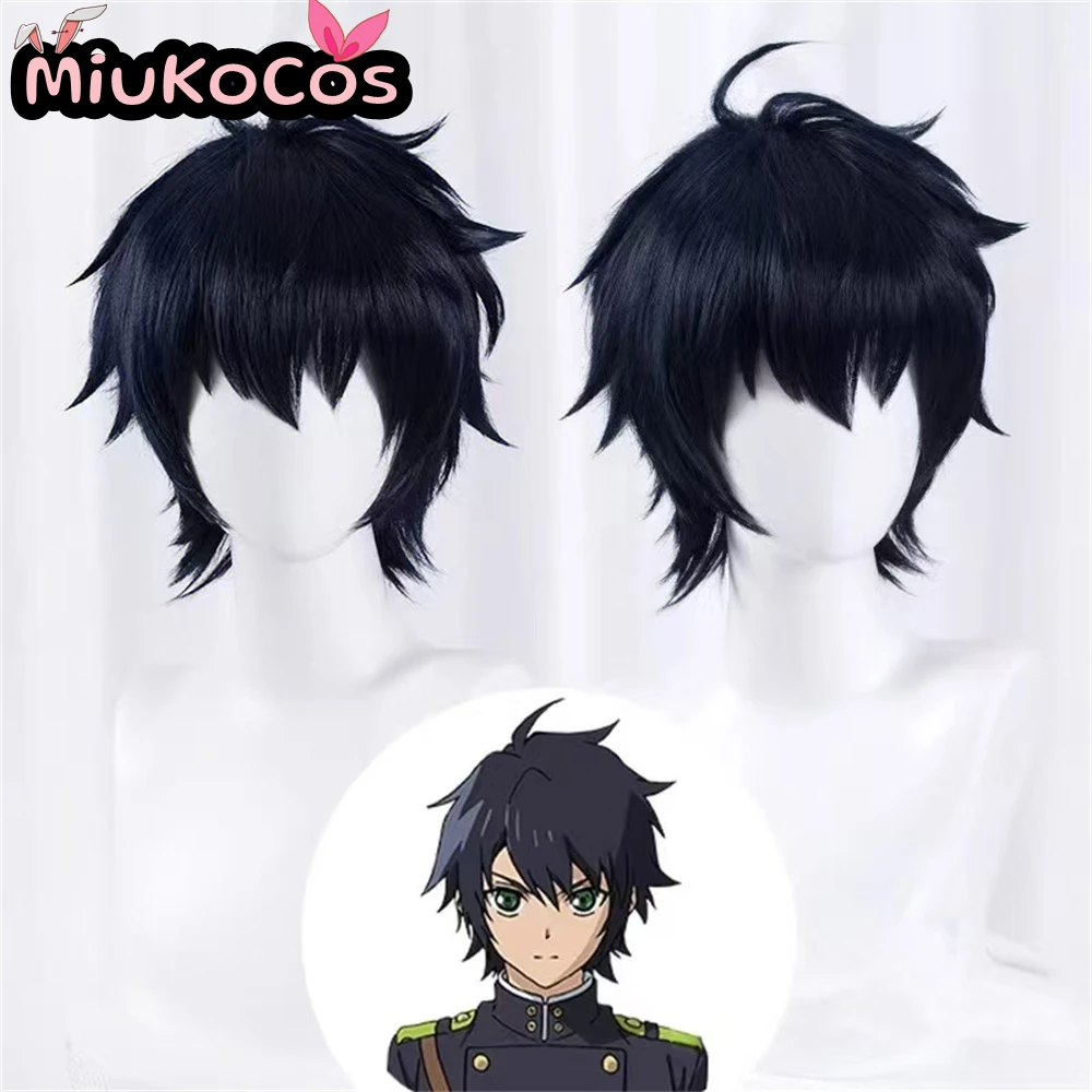 

В НАЛИЧИИ Yuichiro Hyakuya Косплей Парик MiukoCosplay Аниме Серафим Конца Косплей