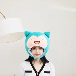 Pokemon Anime Figure Kawaii Snorlax Headgear Hat Take Pictures Performance Prop Children's Holiday Gifts
