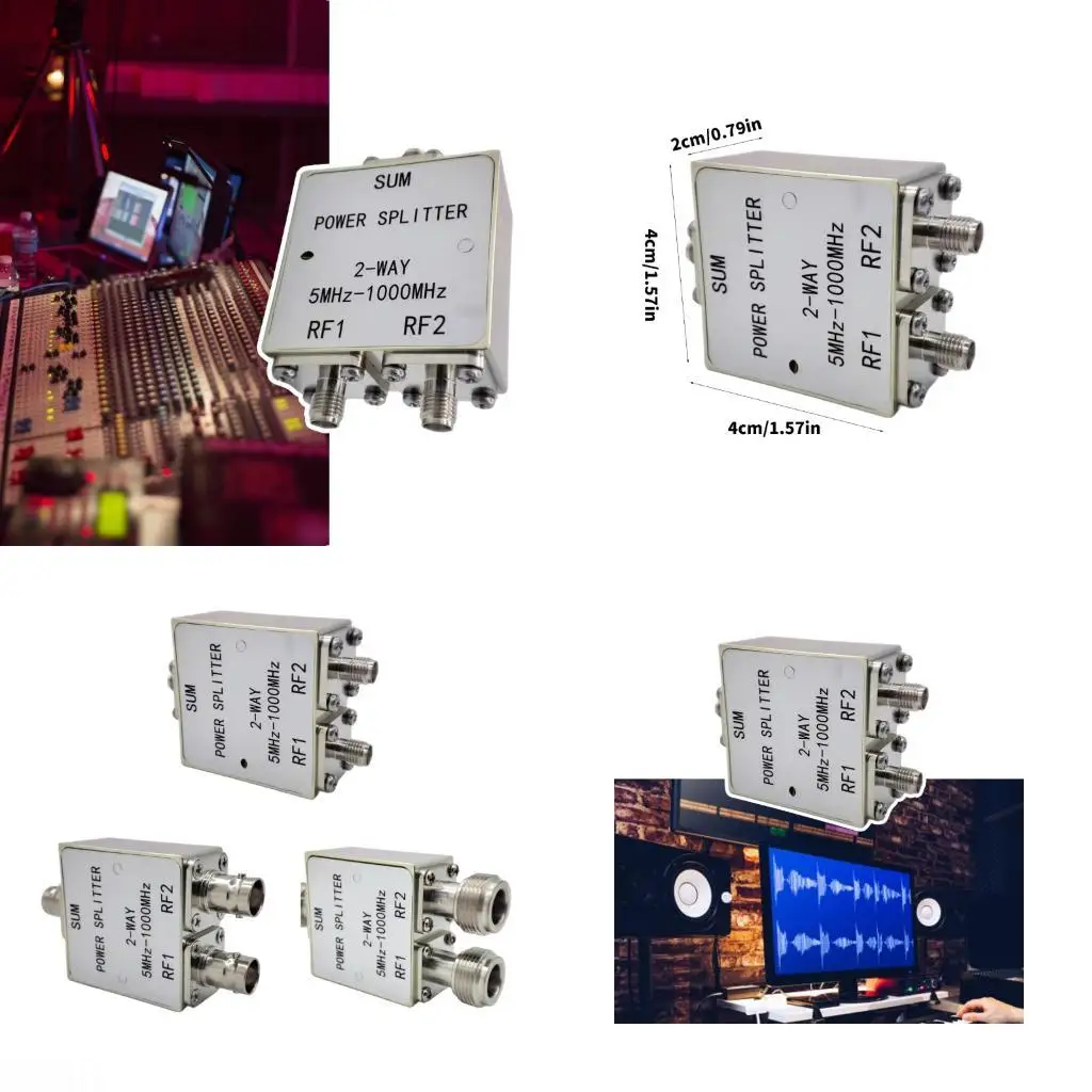 D08B RF Combiner 5MHz to 1000MHz Broadband Frequency Ranges With Aluminum Case