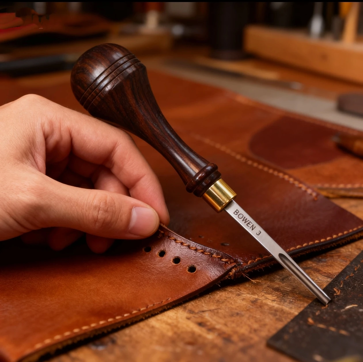 Leather Wide Shovel Handmade DIY Leathercraft Thinning Trimming Tool M390 Steel Sharp Cutter Edger Skiver Edge Beveler