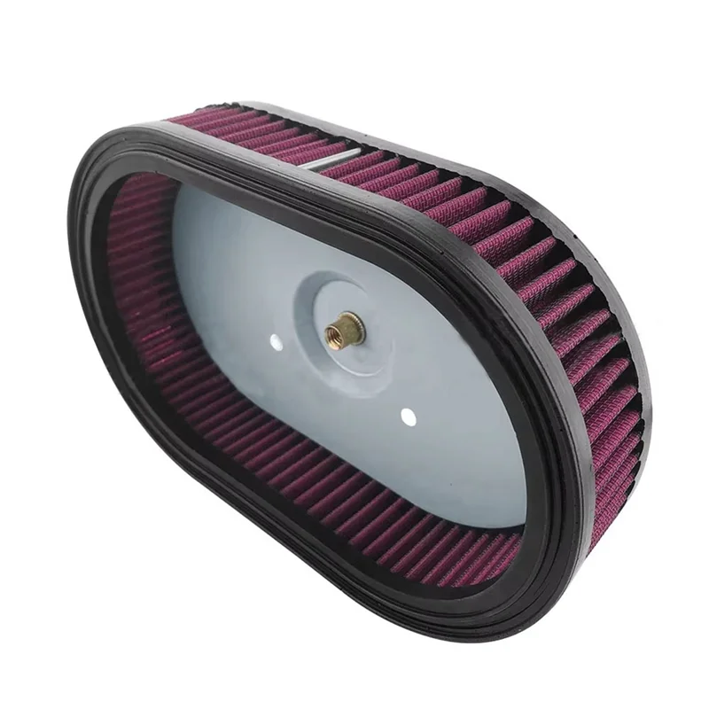 

A60E-Motorcycle High Flow Air Filter Intake Cleaner For Electra Road Street Glide Road King 29670-09 HD-0910