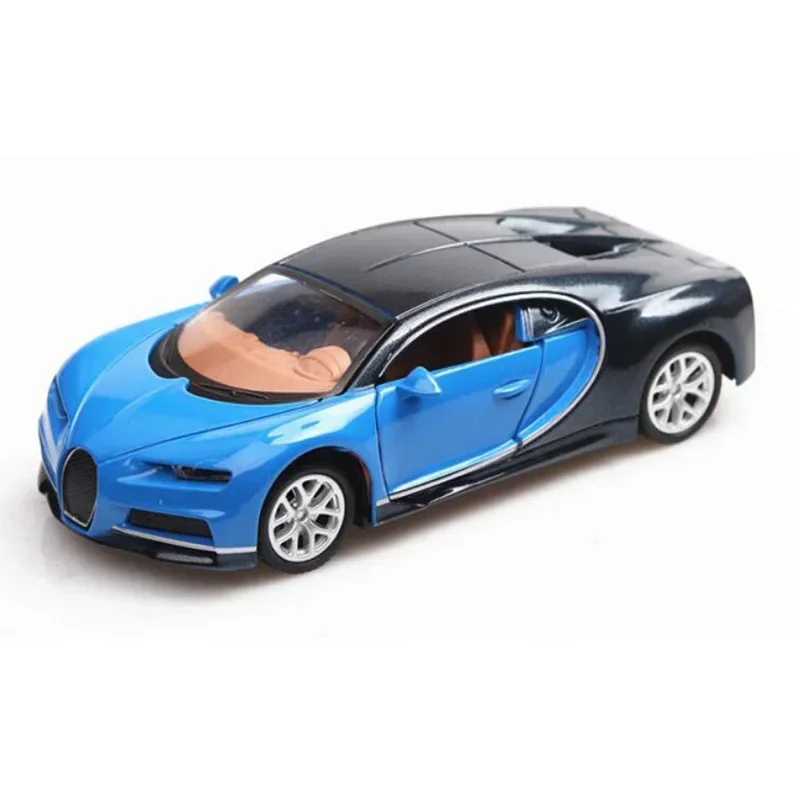 1:36 Bugatti Chiron Scale Toy Metal Alloy Sports Car Diecasts Vehicles Model Miniature Toys For Children Kids Collection