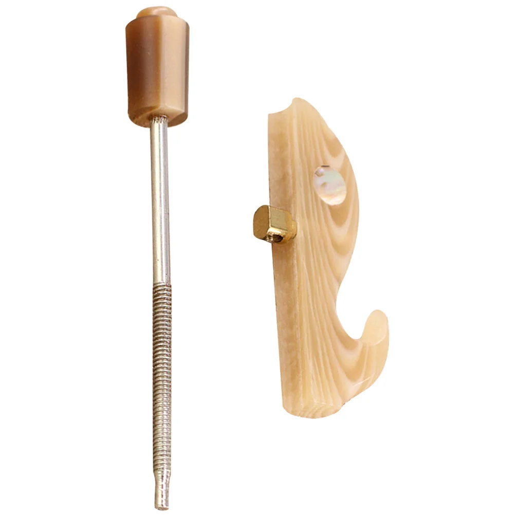 

Erhu Bow Hook Screw Head Imitation Agate Stainless Steel Bow Replacement Part for Erhu Professional Musical Instrument