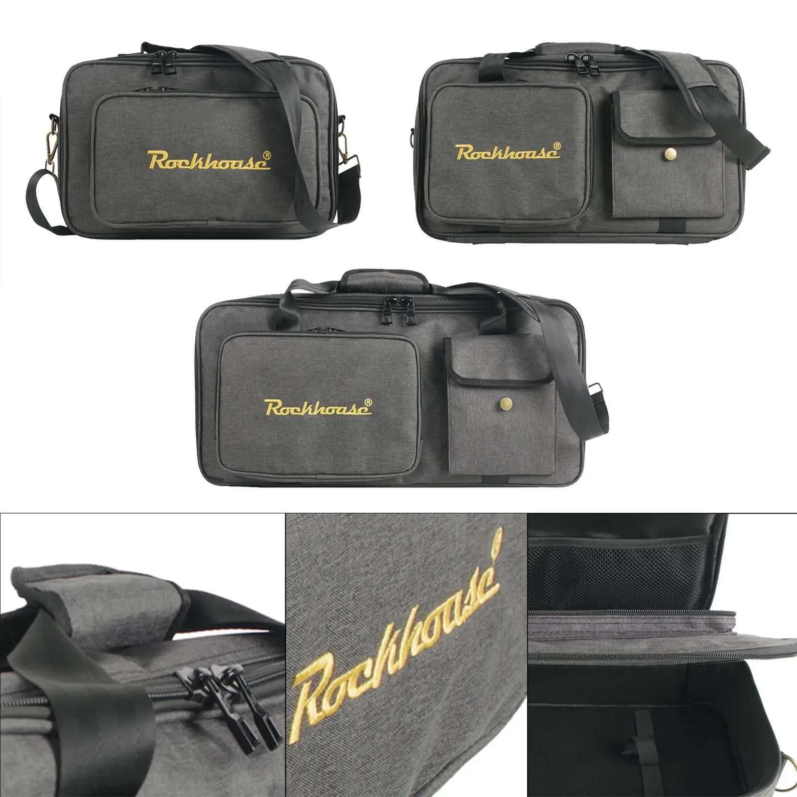 

Guitar Effects Pedal Board Bag Handbag Portable for Stage Studio Performance