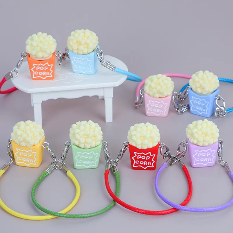 Suitable for 15-17cm cute plush labubu doll pendant mini doll house popcorn bag messenger bag doll decoration accessories
