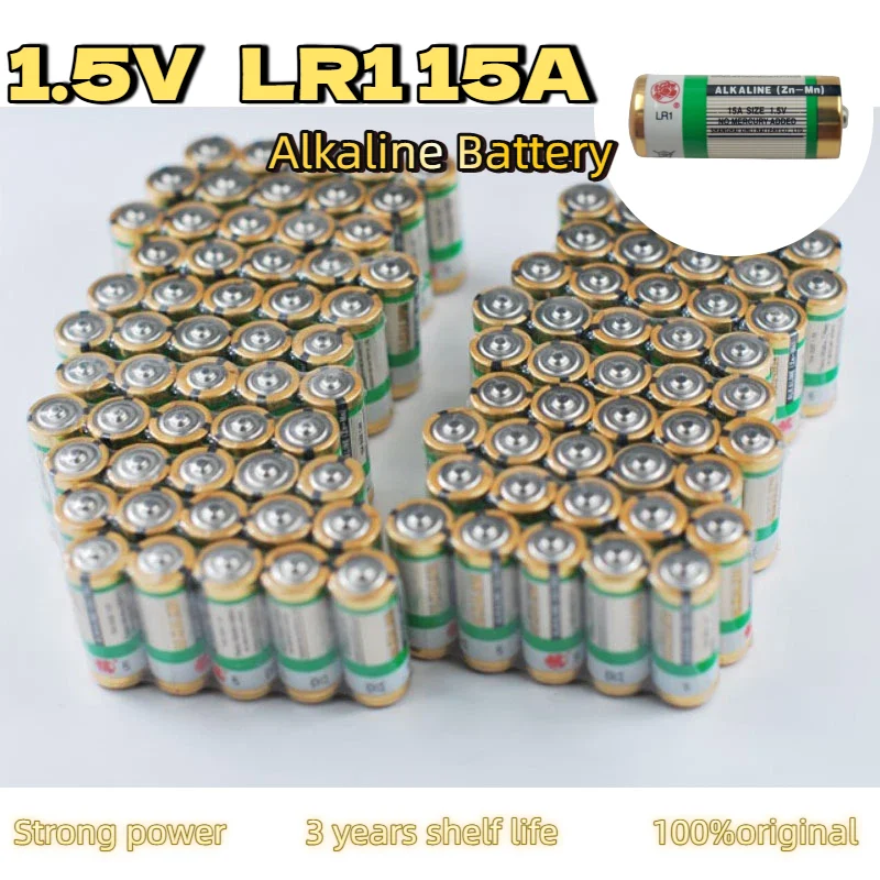 1.5V N Size 8# Alkaline Batteries LR1 15A AM5 MN9100 E90 for MP3/Walkman/Doorbell/Bluetooth Speaker/Toy Primary Dry Battery
