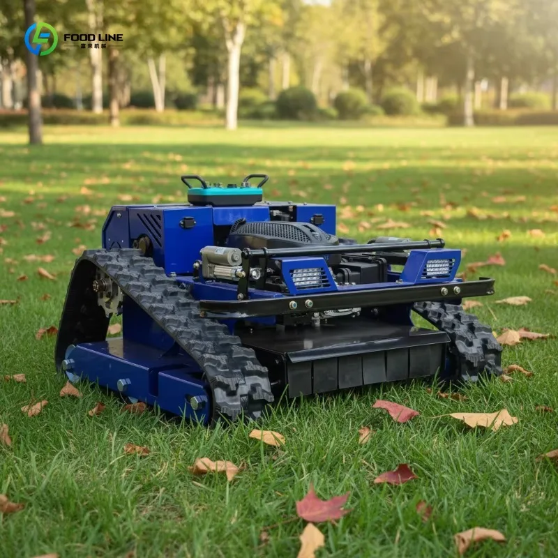 

Customized Remote Control Mini Robotic Lawn Mower FL500 High Quality Best Selling Automatic Intelligent Grass Trimming Equipment