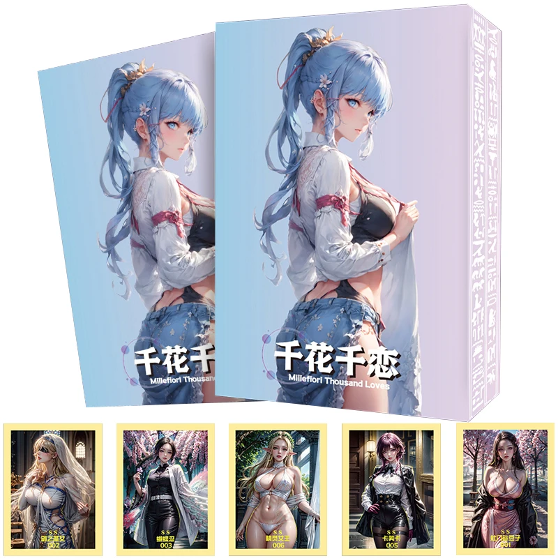 

Millefiori Thousand Loves Goddess Story Collection Cards Booster Box Anime Girls Rare Limited Peripheral Card Children Toy Gifts