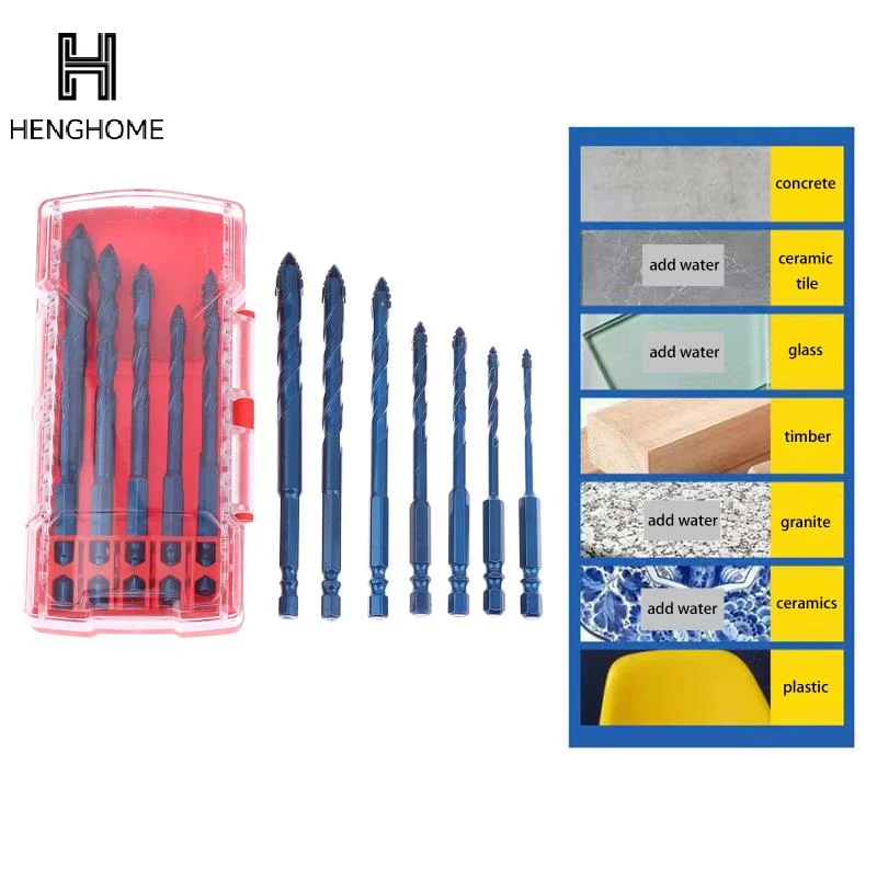 ดอกสว่านเจาะรูแบบเอ็กเซนทริค 1/5/10 ชิ้น ขนาด 3-12 มม. ชุดเครื่องมือเจาะรูแม่นยำ สำหรับเจาะคอนกรีต ผนัง เซรามิก หิน และแผ่นหิน