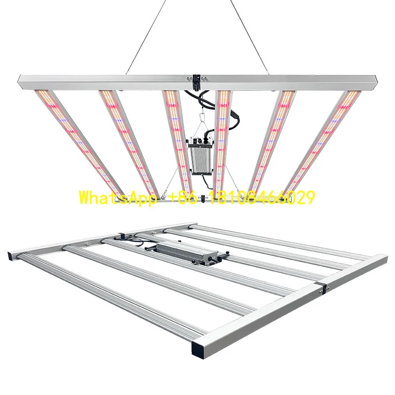 

Grow Light Full Spectrum 6 Bars 720w for Growing TentDimmable Blue Red LED