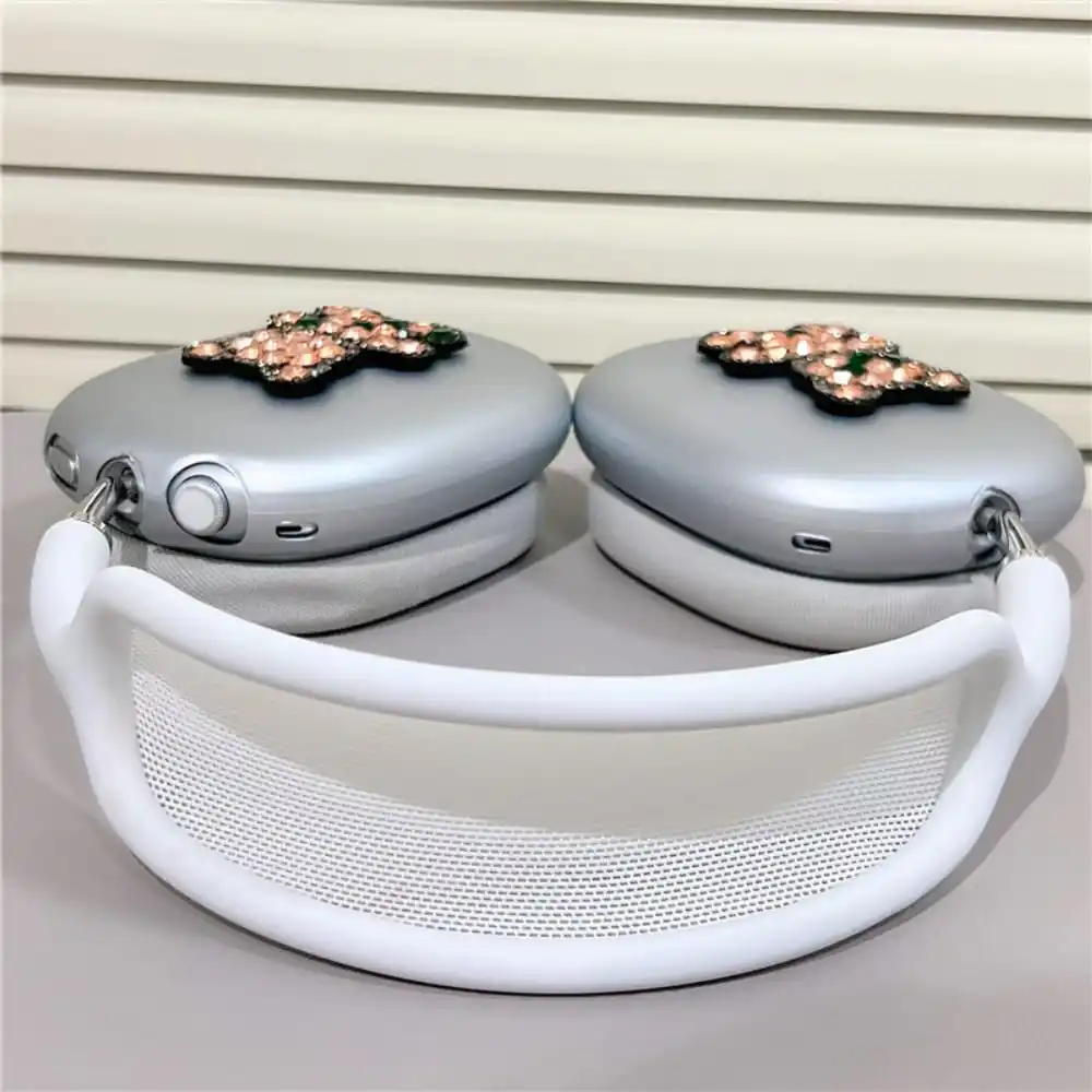 جراب واقي لسماعة كرتون لطيفة ، حفر فلاش ، دب ، ناعم ، شفاف ، مضاد للسقوط ، غطاء حماية لسماعات AirPods Max ، تخفيضات كبيرة