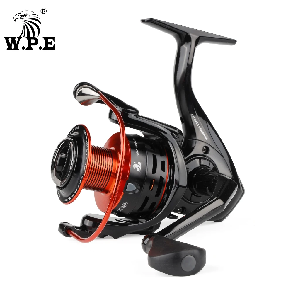 

W.P.E FEEDER LAND Series 2000 3000 4000 5000 Spinning Fishing Reel Freshwater Carp fishng wheel 9+1 Ball Bearings fishing tackle