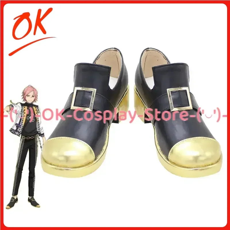 

[Customized] Ensemble Stars Crazy:B Oukawa Kohaku Cosplay Shoes Anime Game Roleplay Costume Prop Halloween Party PU Leather Boot