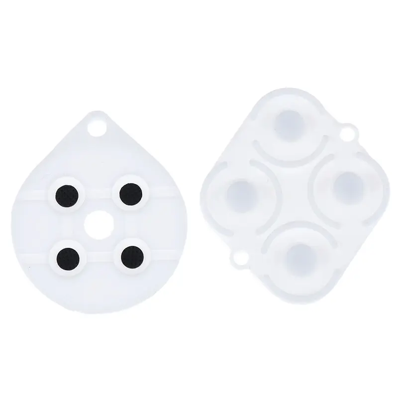 5pcs/set Replacement Controller Gamepad Conductive Rubber Pads Button Pad Keypads For SNES