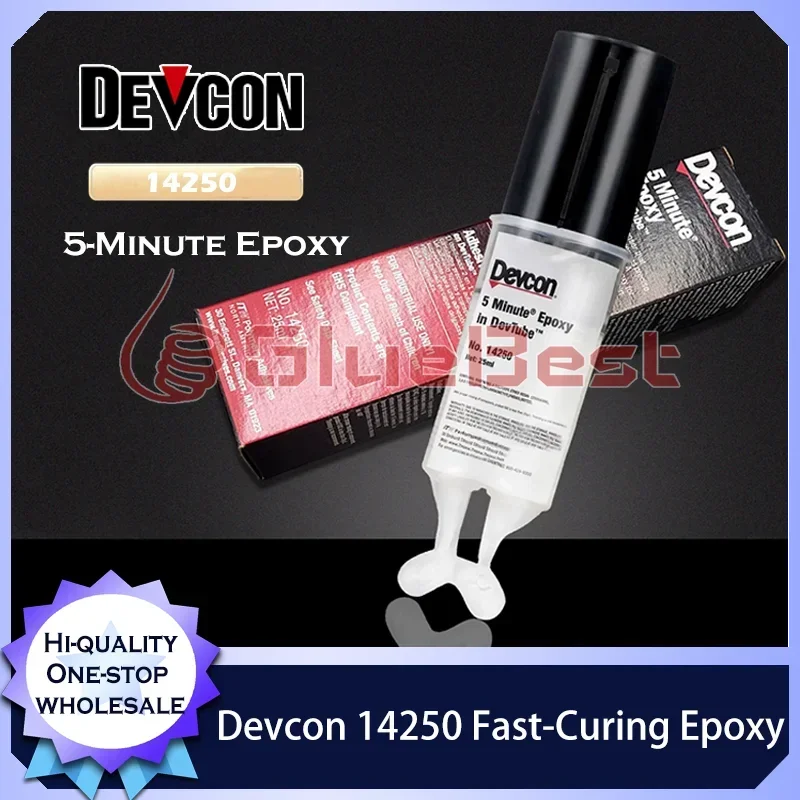 Devcon-epoxi de curado rápido 14250, producto Original para laboratorio universitario, reparaciones versátiles y unión, 5 minutos
