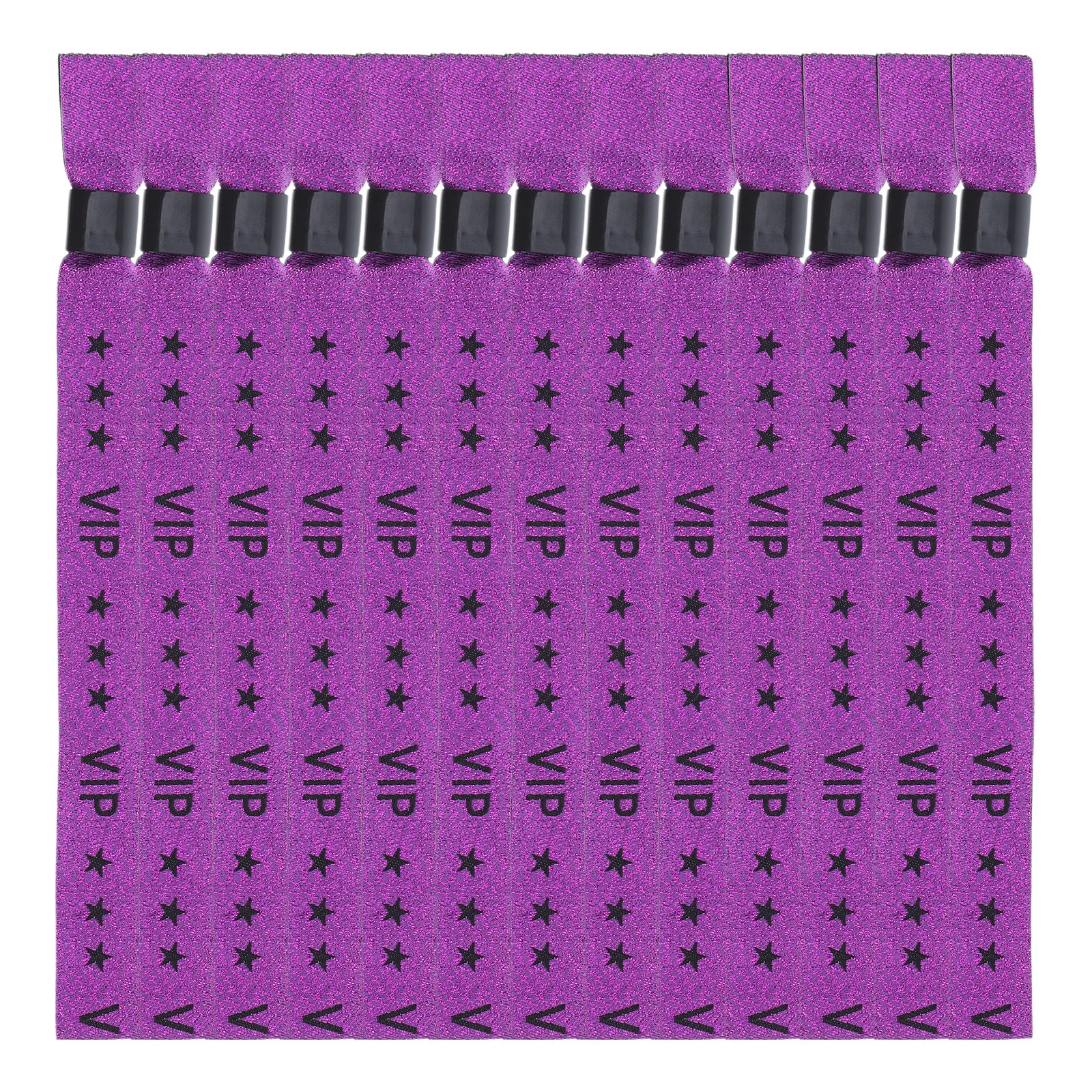 

20Pcs Purple Vip Disposable Wristbands Fabric Party Bands Quick Admission Identification Event Wristbands Weddings Concerts