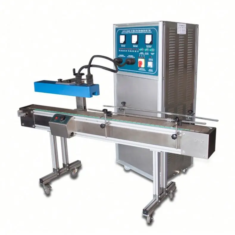 Automatic water-cooled bottle induction cover sealing machine Automatic air-cooled floor-to-ceiling induction sealing machine