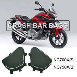 Motorcycle Toolbox Frame Crash Bar Bags Tool Placement Travel Saddle Bag FOR Honda NC700X NC700S NC750X NC750S NC 700 750 X S