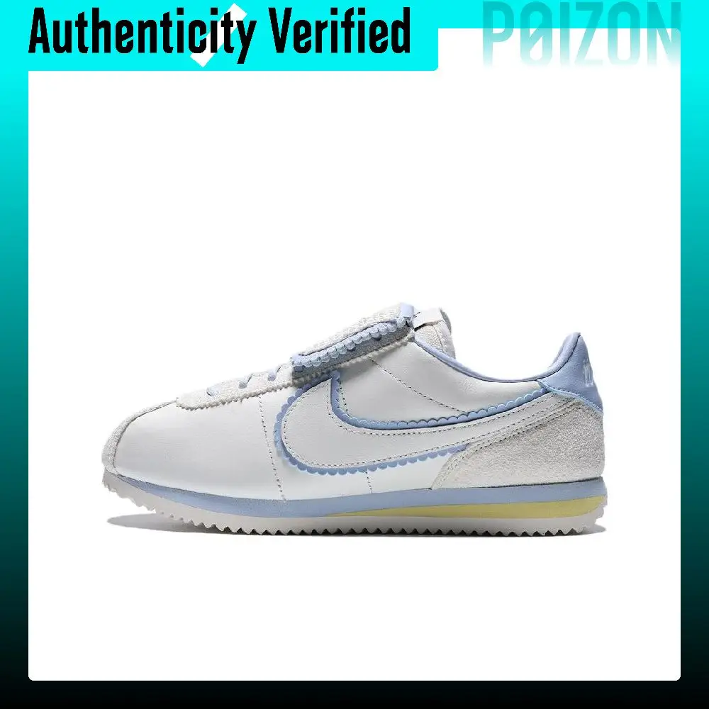 Nike Cortez Casual Shoes Women's Low-top White Blue IW6363-117