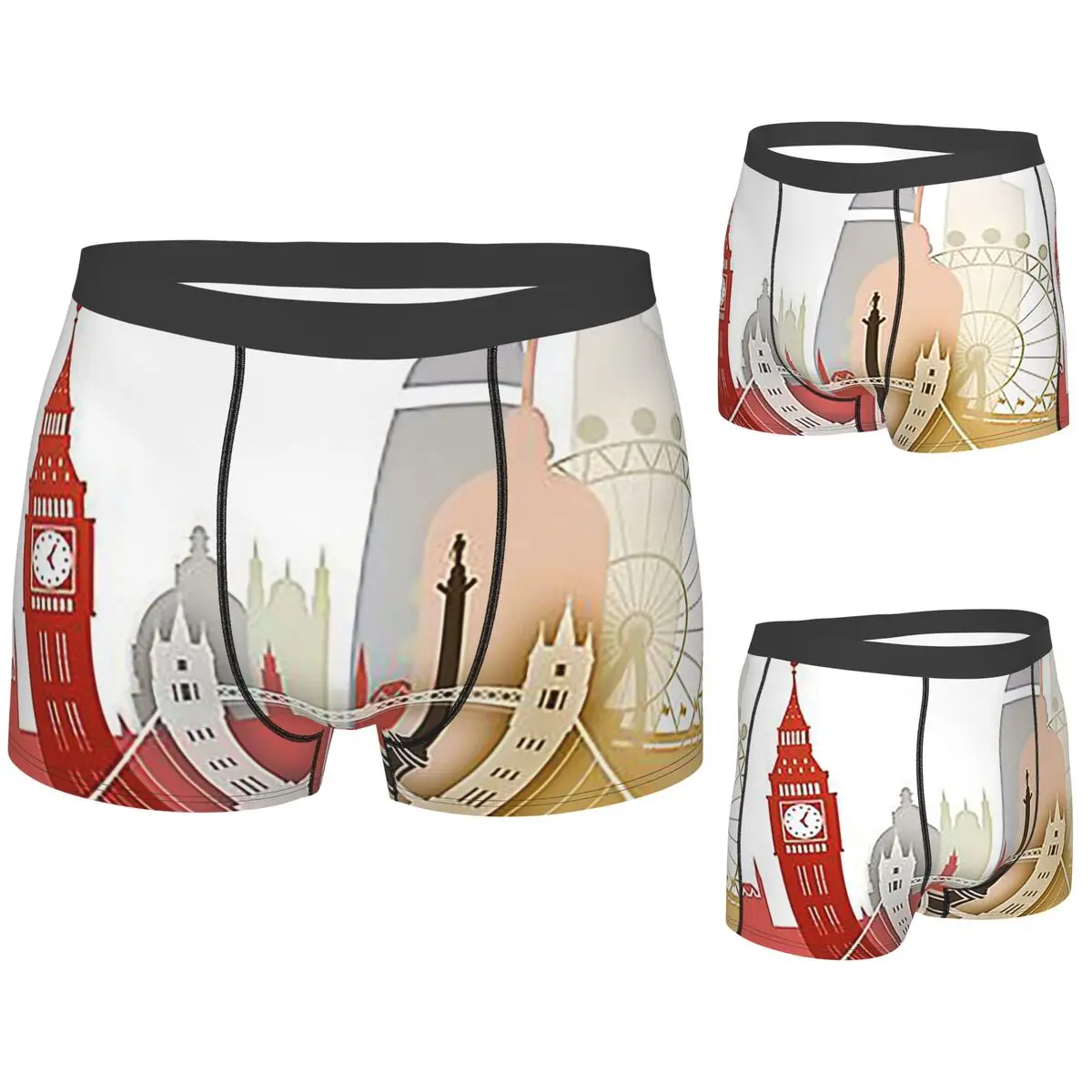 

Boxer Underpants Shorts London Panties Men's Comfortable Underwear for Homme Man Boyfriend Gift