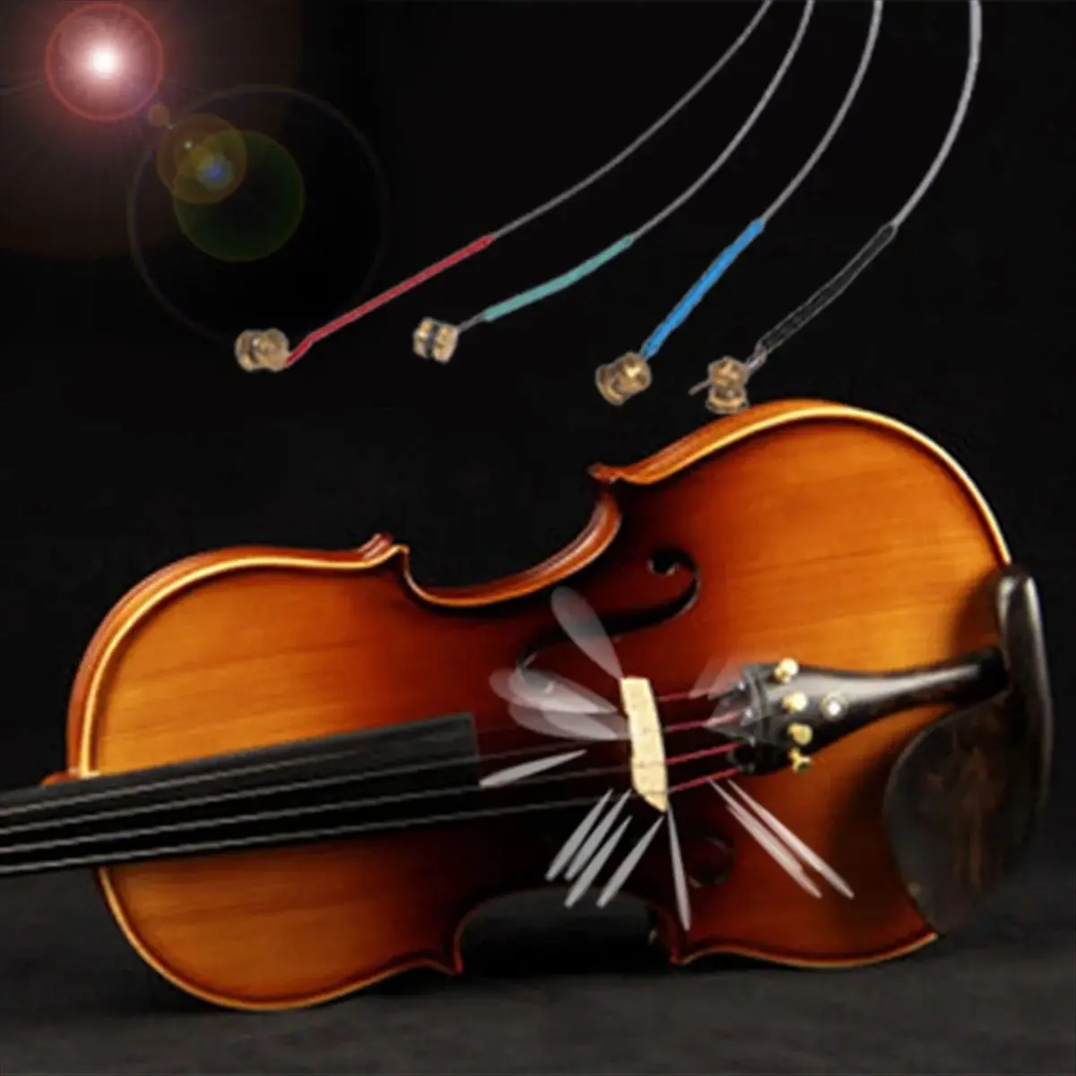 ABST Violin Strings 4/4 Professional Full Set Violin String E-A-D-G Core Musical Instrument Parts Aluminum Violin Accessories
