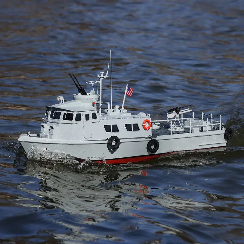 1/25 RC Boat PROBOAT Light Edition Dual Motor Patrol Boat RTR Simulation Warship Model Toy Gift