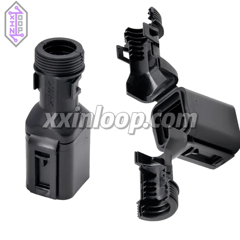 

1011-233-0305 автомобильный разъем, корпус, аксессуар, черный нейлон 6, 6, 3 положения, 180 градусов, дизайн выхода кабеля