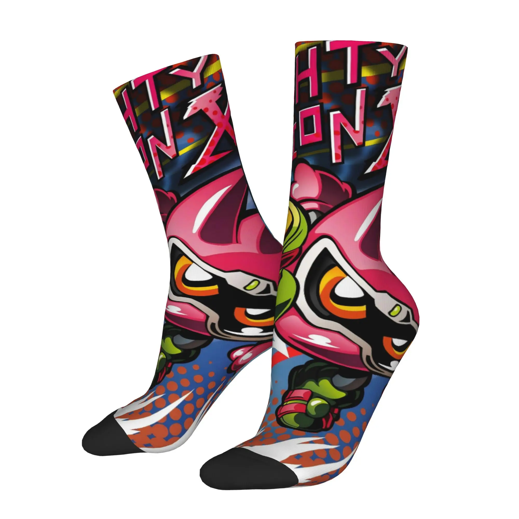 Funny Sock BANDAI Kamen Rider 37 Hip Hop Seamless Pattern Printed Men Socks Casual Men's Socks