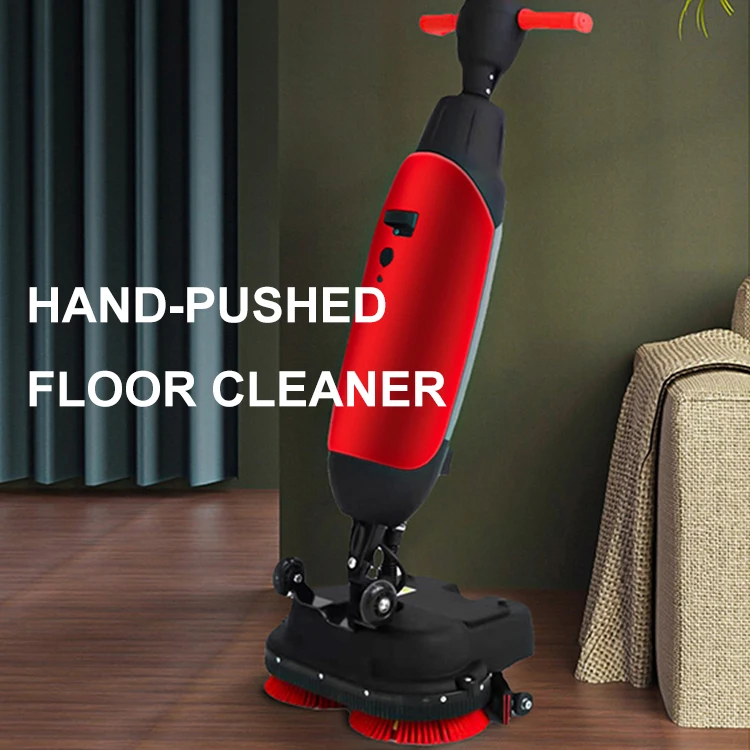 เครื่องทําความสะอาดพื้น Sweeper Scrubber อุปกรณ์เครื่องขัดพื้น 2 In 1 เครื่องดูดฝุ่นเชิงพาณิชย์เปียกและแห้ง