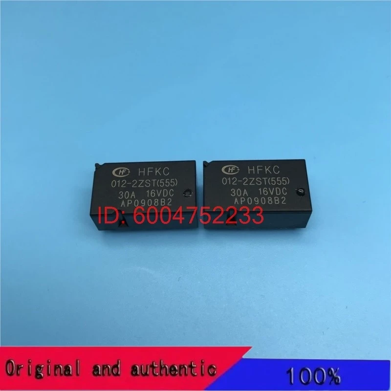 5PCS HFKC-012-2ZST Two group conversion 10 pin dual relay 30A16VDC Hongfa automotive relay