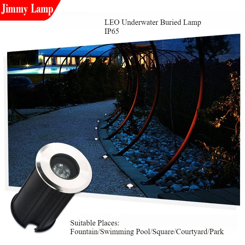 

Recessed Stainless Steel Buried Light 1W3W Park Square Lawn Light LED Corridor Corridor Swimming Pool Landscape Spotlight