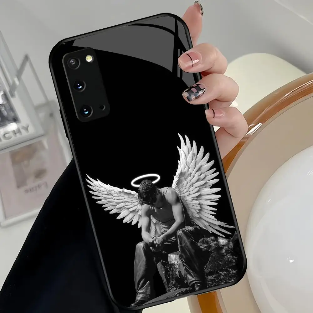Tedua  Phone Case For Samsung Galaxy S26 S25 S24 S23Ultra & Plus Series Glass Phone Case Drop-Resistant Protective Cover